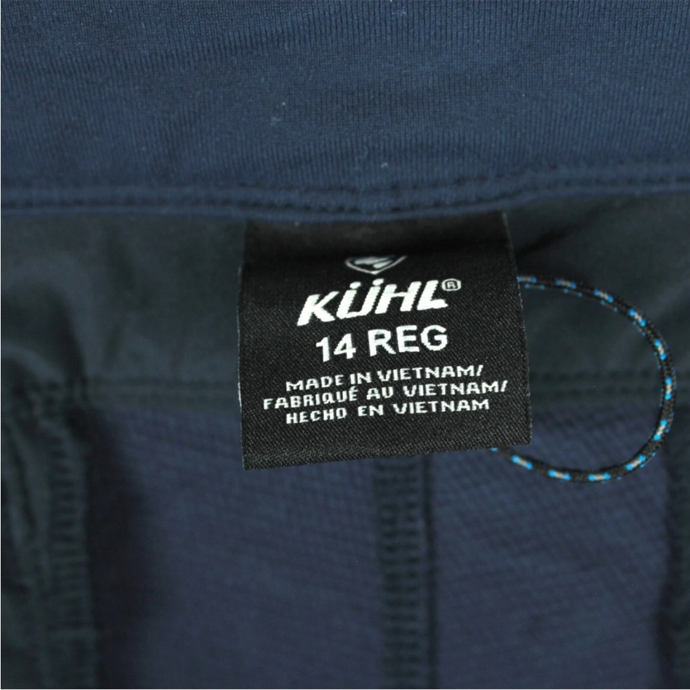 KUHL Woman Transcendr Zip Hiking Outdoor Skinny Pants Blue 12 Regular Relaxed - Picture 7 of 14